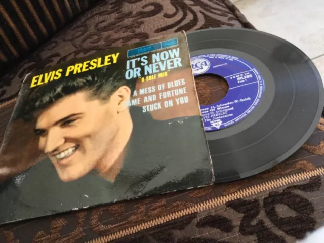 Elvis Presley "It's Now Or Never" Ep Rca 75 619 (10-60)