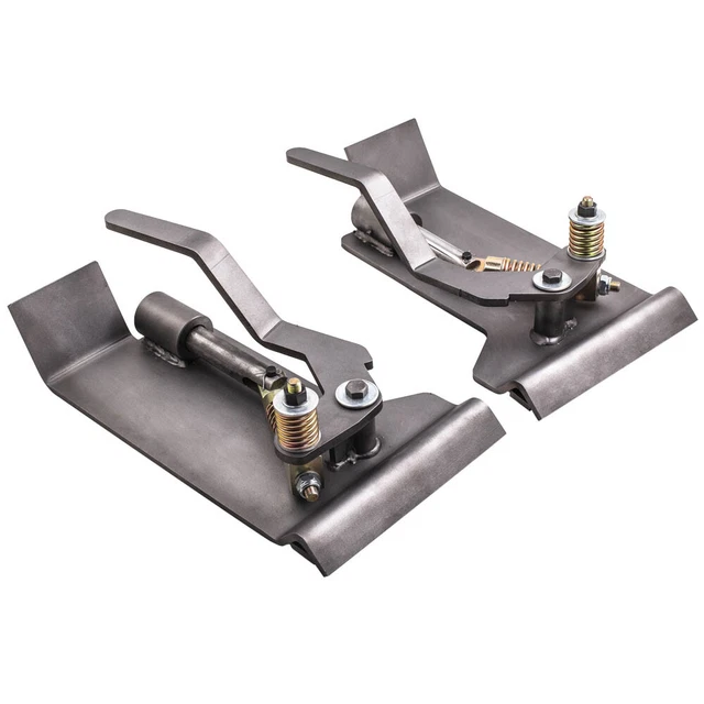 1 Pair Universal Weld-On Skid Steer Quick Attach Conversion Adapter Quick Tach