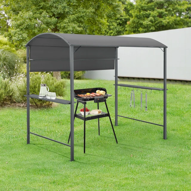 B-WARE Grillpavillon Grill Pavillon Grilldach Grillzelt Überdachung Unterstand