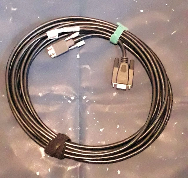 EMC NULL MODEM Micro DB9 to DB9/F Serial Cable 25 Feet £70.00