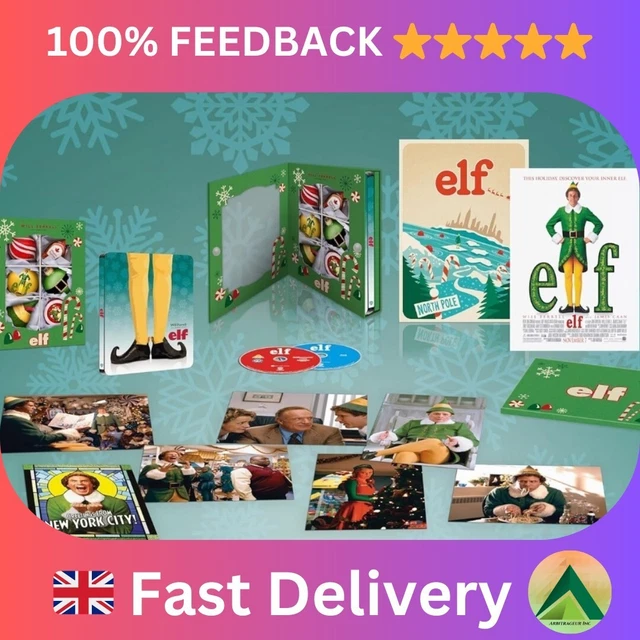 ELF 20TH ANNIVERSARY Ultimate Collector's Edition Steelbook 4K Uhd