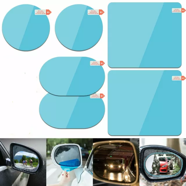 2X PELLICOLA ANTIAPPANNAMENTO auto antipioggia specchietto retrovisore  finestra antiappannamento antiabbagliamento EUR 8,53 - PicClick IT
