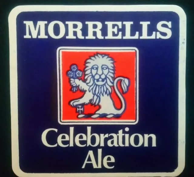 Morrells Celebration Ale Original Oxford Ale Lion Brauerei C1970Er Biermatte Neu