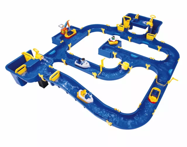 BIG Outdoor Wasser Spielzeug Wasserbahn Waterplay Amsterdam 800055112