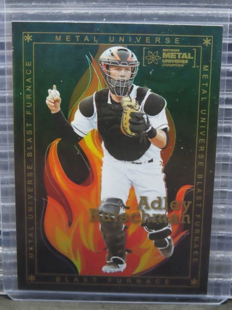 2021 Metal Universe Champions Adley Rutschman Blast Furnace Gold #/25 Orioles 2021 Metal Universe Champions Adley Rutschman Blast Furnace Gold #/25 Orioles