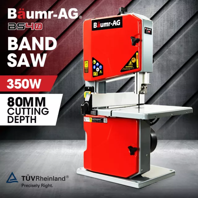 BAUMR-AG 350W Bandsaw Band Saw Wood Benchtop Timber Vertical Machine Woodworking