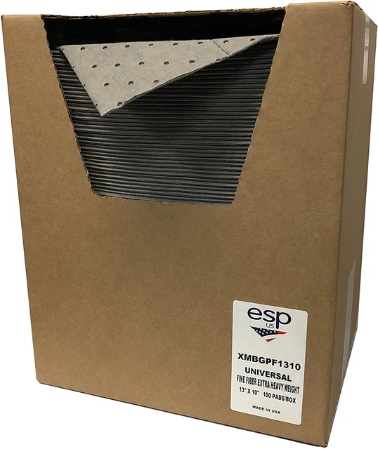 Spilfyter XMBGPF1310 Extra Heavy Absorbent,12 Gal Capacity, Polypropylene, Gray