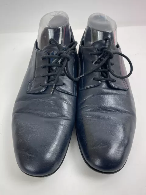 Giuseppe Zanotti dress shoes men size 43 EU Blue Leather Oxford Shoes