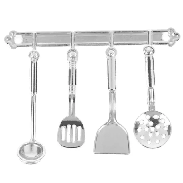 5Pcs/set 1:12 Kitchen Dollhouse Miniature Cookware Tools Dollhouse Accesso s~EW