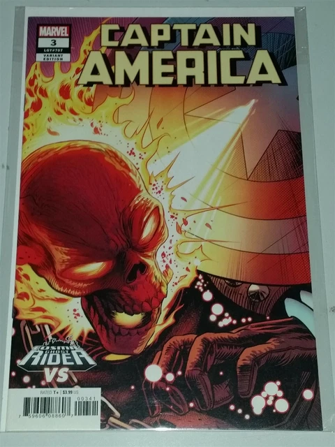 Captain America #3 Ghost Rider Variant Marvel November 2018 Vf (8.0 Or Better)