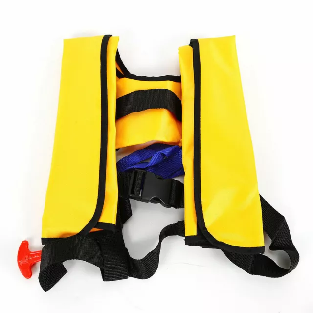 Inflatable Life Jacket Adult Vest Preserver Survival Water Swimming Kayak