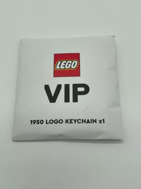 LEGO 1950 Logo Keychain Schlüsselanhänger  5007093  Retro VIP NEU & OVP