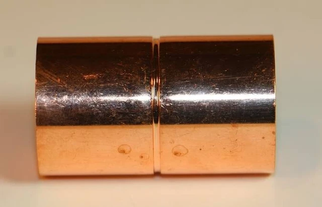 Copper Coupling For 3/4" O.D. HD with Stop-Ring, Refrigeration, Air Conditioning