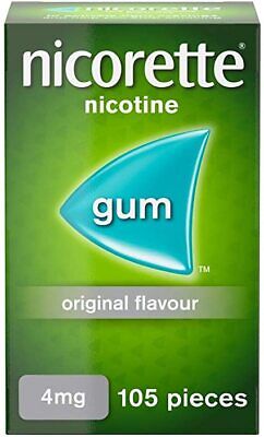 Nicorette Gum Nicotine chicles 105 ICY / FRESH / ORIGINAL / FRUIT * NEW STOCK*