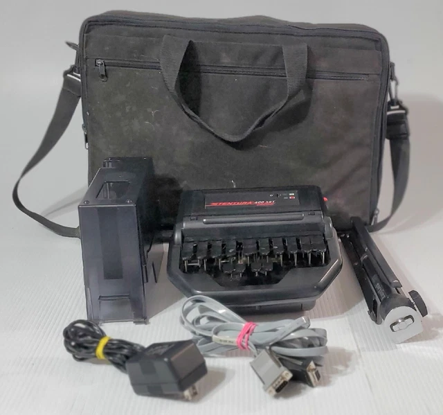 Stentura 400 SRT Electric Stenograph Stenography with Case & Accessories 400SRT