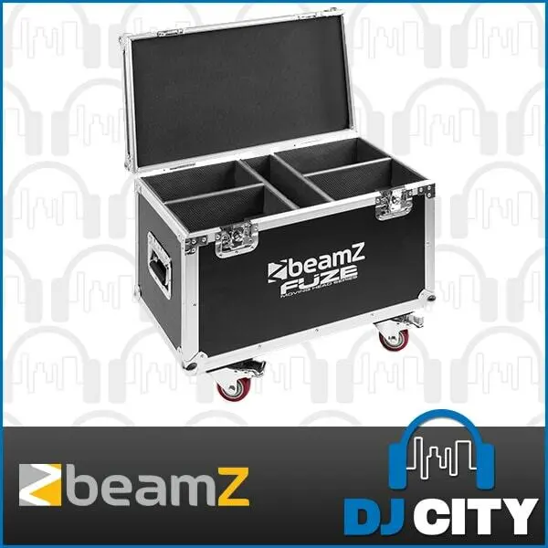 Beamz FCFZ4 Flightcase Fuze for 4pcs Moving Head with Wheels
