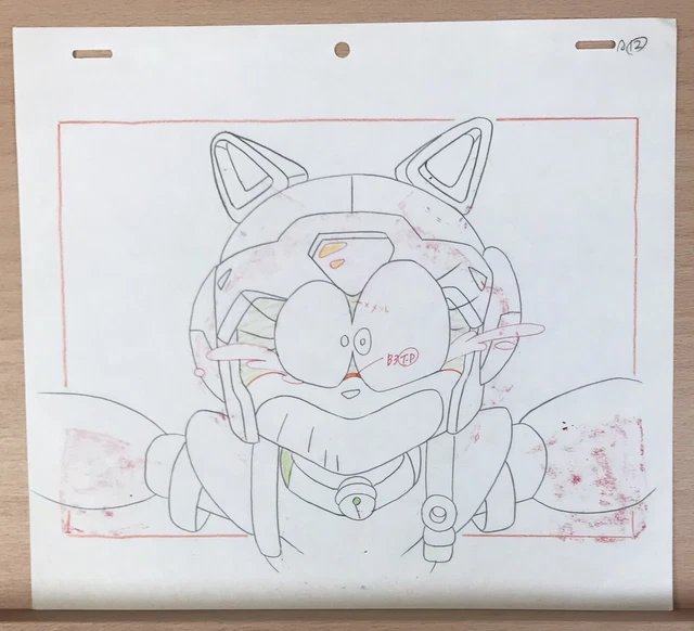 Samurai Pizza Cats  Original Animation Art Drawing SABAN