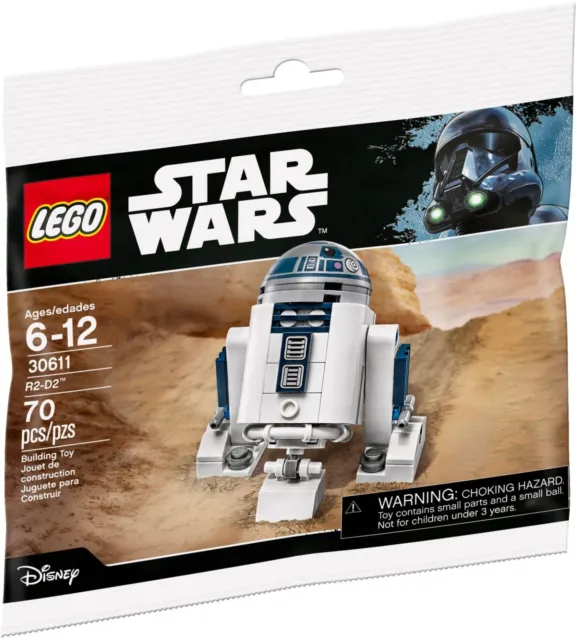 LEGO Star Wars R2-D2 30611 Borsa a tracolla nuova con scatola