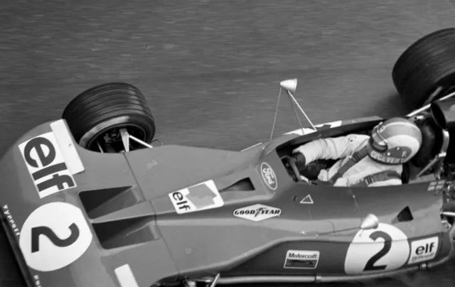1972  MONACO Grand Prix Cevert Tyrrell   ORIGINAL BLACK AND WHITE NEGATIVE