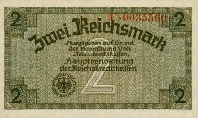 Ro. 552 2  Reichsmark unc