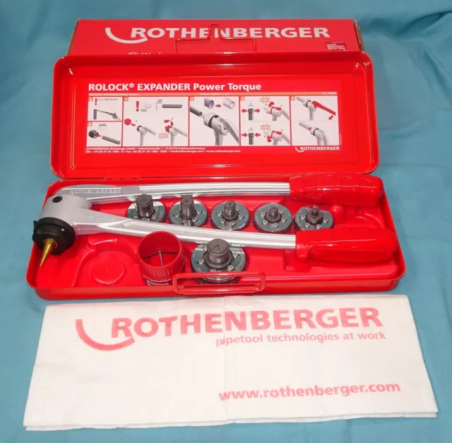 ( 6 HEADS ) incomplete = rt12518 rothenberger Tube Expander Tool lever Swager