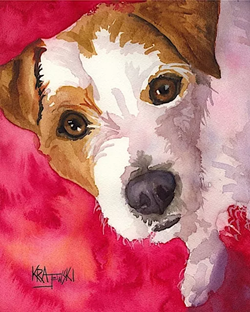 Jack Russell Terrier Gifts | Art Print form Painting | Poster, Picture 11x14