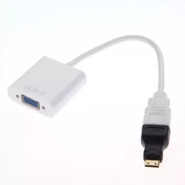 Micro HDMI / Mini-HDMI / HDMI-auf-VGA-Adapter 1080p Chipset Converter