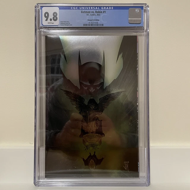 Batman Vs Robin #1 CGC 9.8 1:150 Francis Manapul Foil Variant