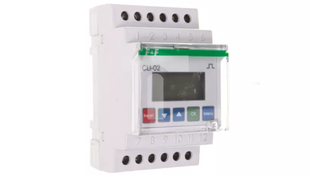 Pulse counter 24-264V AC / DC 1P 8A 8 digits modular CLI-02 /T2UK