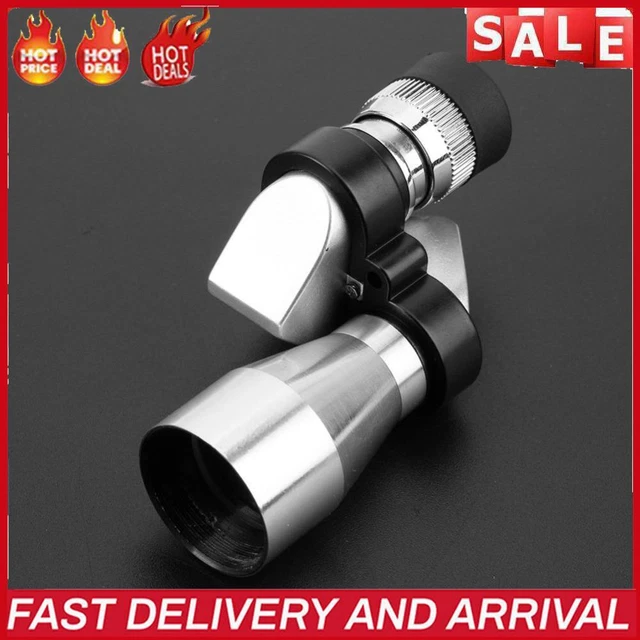 8x20 Mini Corner Binoculars HD Pocket Monocular Outdoor Telescope (Silver)