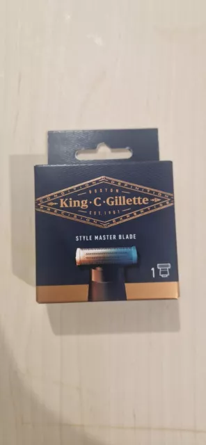 Lame Gillette King-C Style Master Blade Pour Tondeuse Barbe Lame 4D Neuf