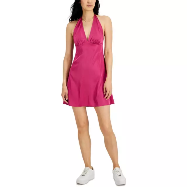 Just Polly Womens Casual Light V-Neck Halter Dress BHFO 8979