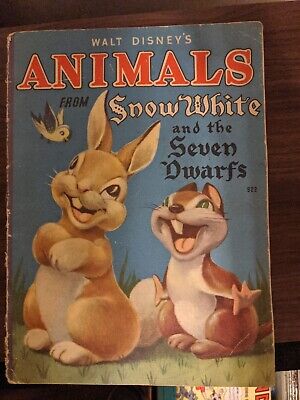 Walt Disney’s 1938 Book, "Animals From Snow White and The Seven Dwarfs"