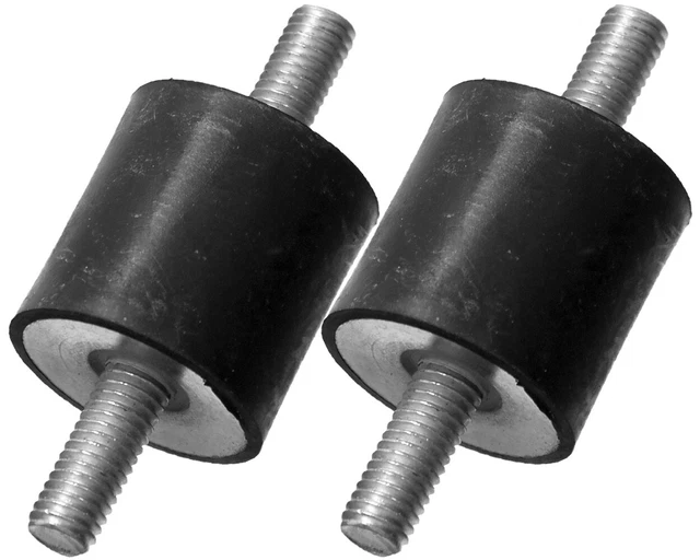 2 X Rotax Max / Iame Scarico Gomma Supporto 8mm Go Kart Karting Corsa