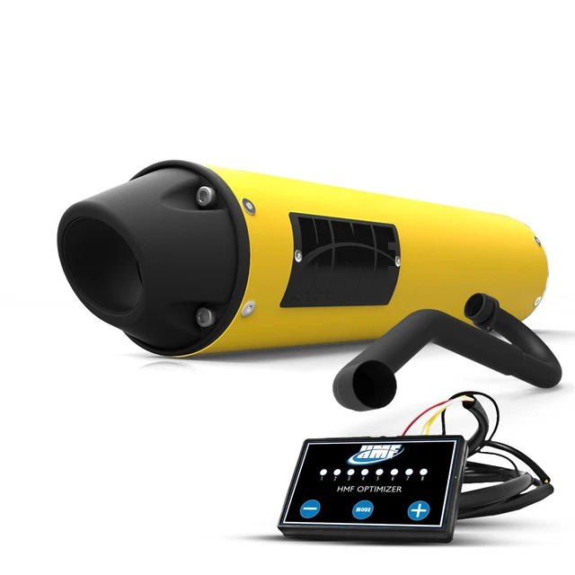 HMF Yamaha YFZ 450R Full Exhaust Yellow w/Bkout Euro + EFI (09-23)