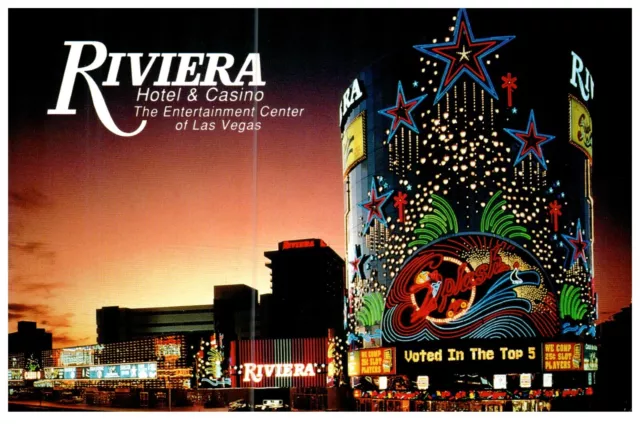 Riviera Hotel & Casino Las Vegas, NV Nevada Hotel Casino Advertising Postcard