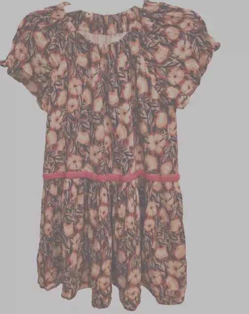 Gymboree Size 8 100% Rayon Floral Pattern Girls Lined Dress