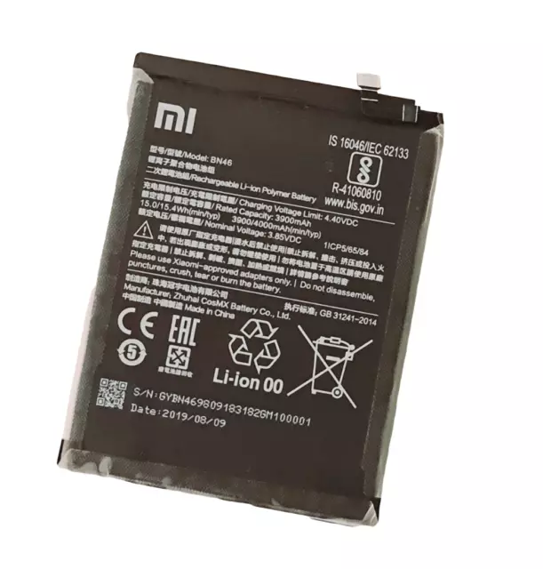 Original Xiaomi Akku BN46 Redmi 7 / Redmi Note 6 PRO Batterie Accu Battery NEU