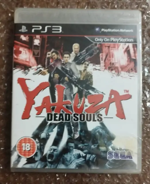 Sony PS3 - Yakuza DEAD SOULS NTSC-U RARE GAME BRAND NEW FACTORY SEALED!