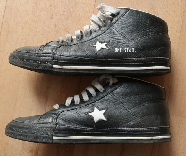 Sneaker in pelle Converse All Star - nero - EU 44,5 - 28,5 cm - buone condizioni 8/10