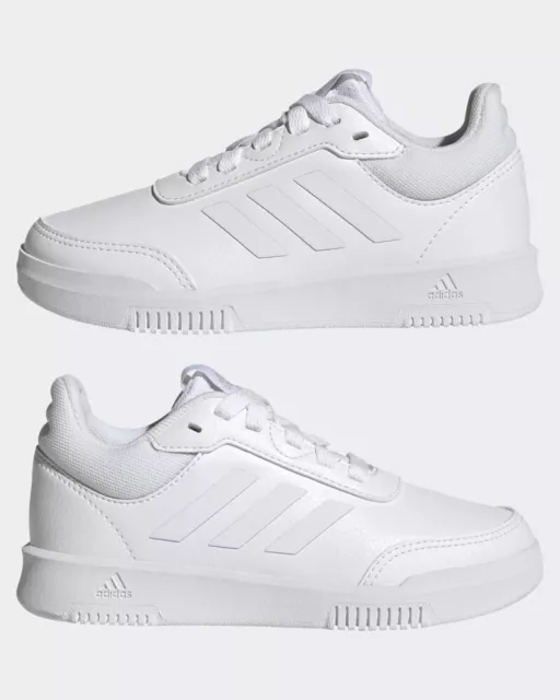 Chaussures sportif Sneakers Garçon Femme Adidas Tensaur Sport Lace Total White
