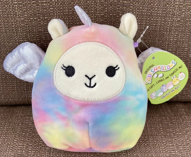 SQUISHMALLOW 5” LUCYMAY the TieDye Easter Llamacorn 2021 Kellytoy