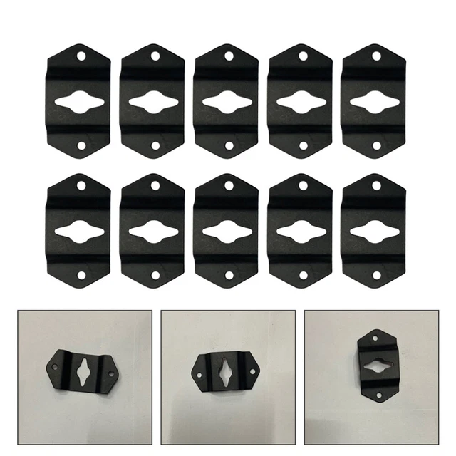 20 PCS SPEAKER Wall Brackets Mount Clamp Hanger Plate for Surround