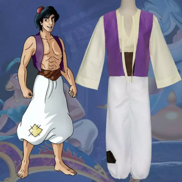 Costume Jasmine film Aladdin vestito principessa viola carnevale adulti  cosplay