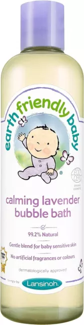 Earth Friendly Baby Calming Lavender Bubble Bath Gift Brand New 300ml