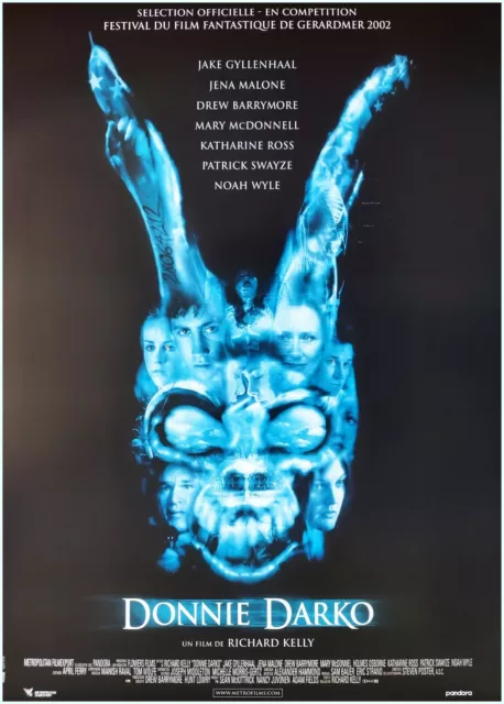 DONNIE DARKO Affiche Cinéma ROULEE 53 x 40 cm Movie poster Drew Barrymore 2002