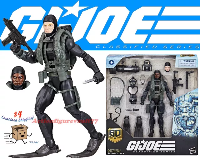 2024 GI JOE Classified Series 6" 60th Action Sailor RECON DIVER IN