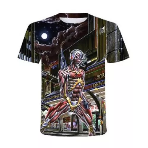 Camiseta	Iron Maiden Somewhere in Time	4XL