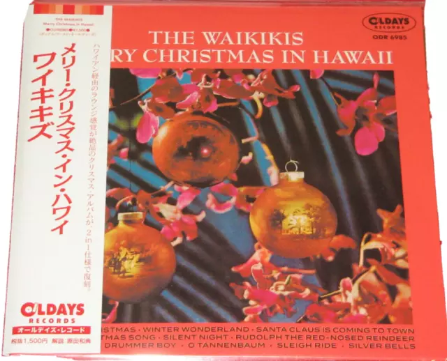 WAIKIKIS Merry Christmas In Hawaii with Bonus Tracks JAPAN MINI LP CD