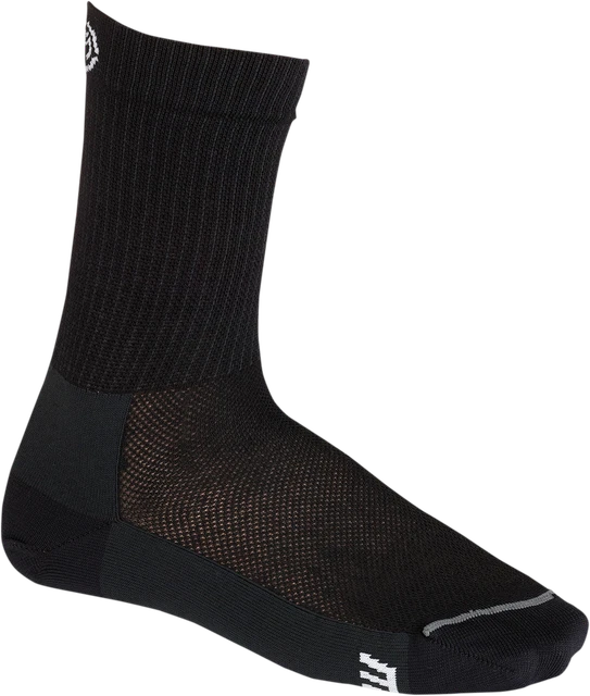 Moose Racing 3431-0600 Sock Crew Bk Lg/Xl Calza